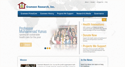 Desktop Screenshot of grameenresearch.org